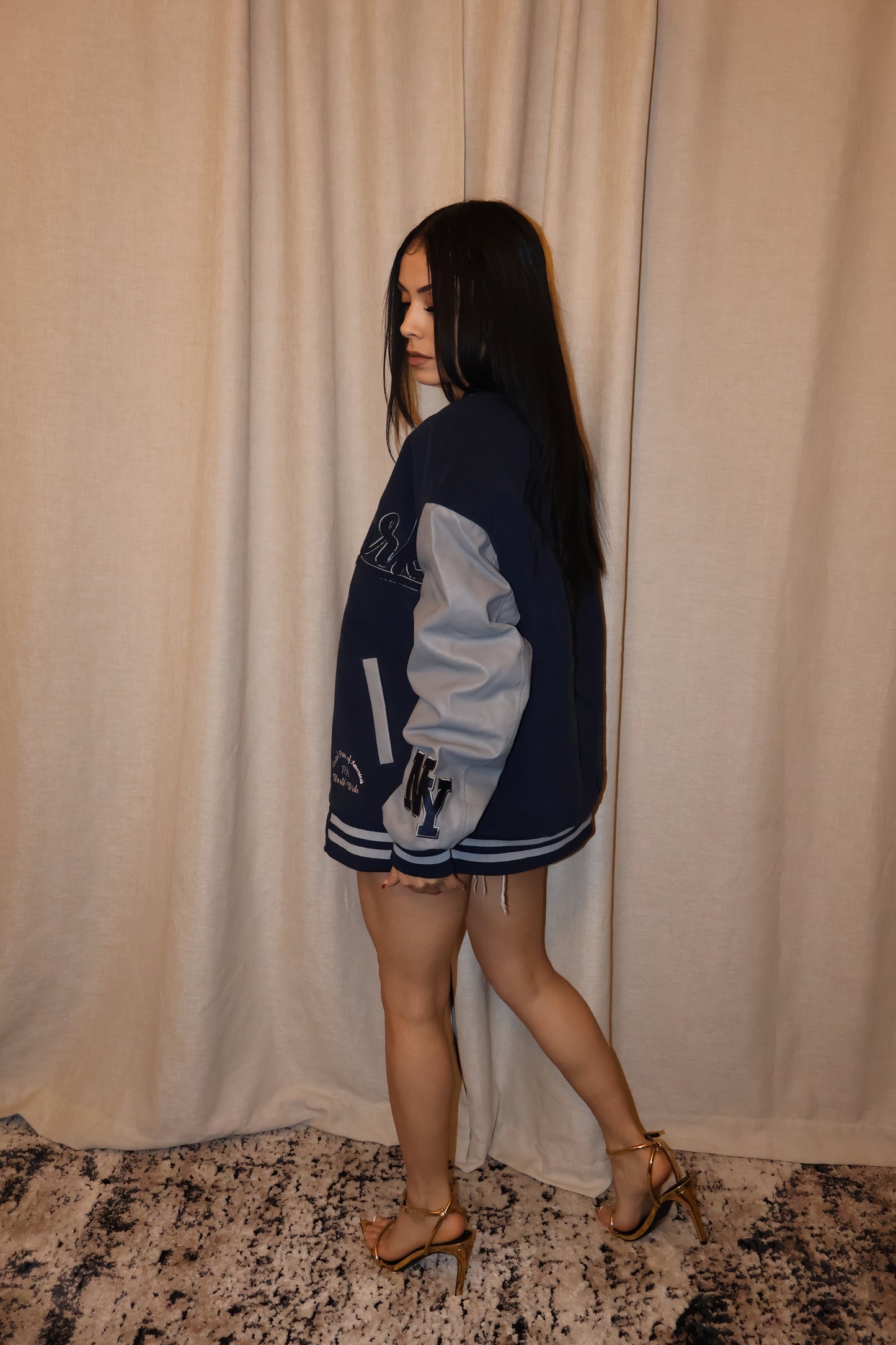 New York Jacket - Navy/Grey