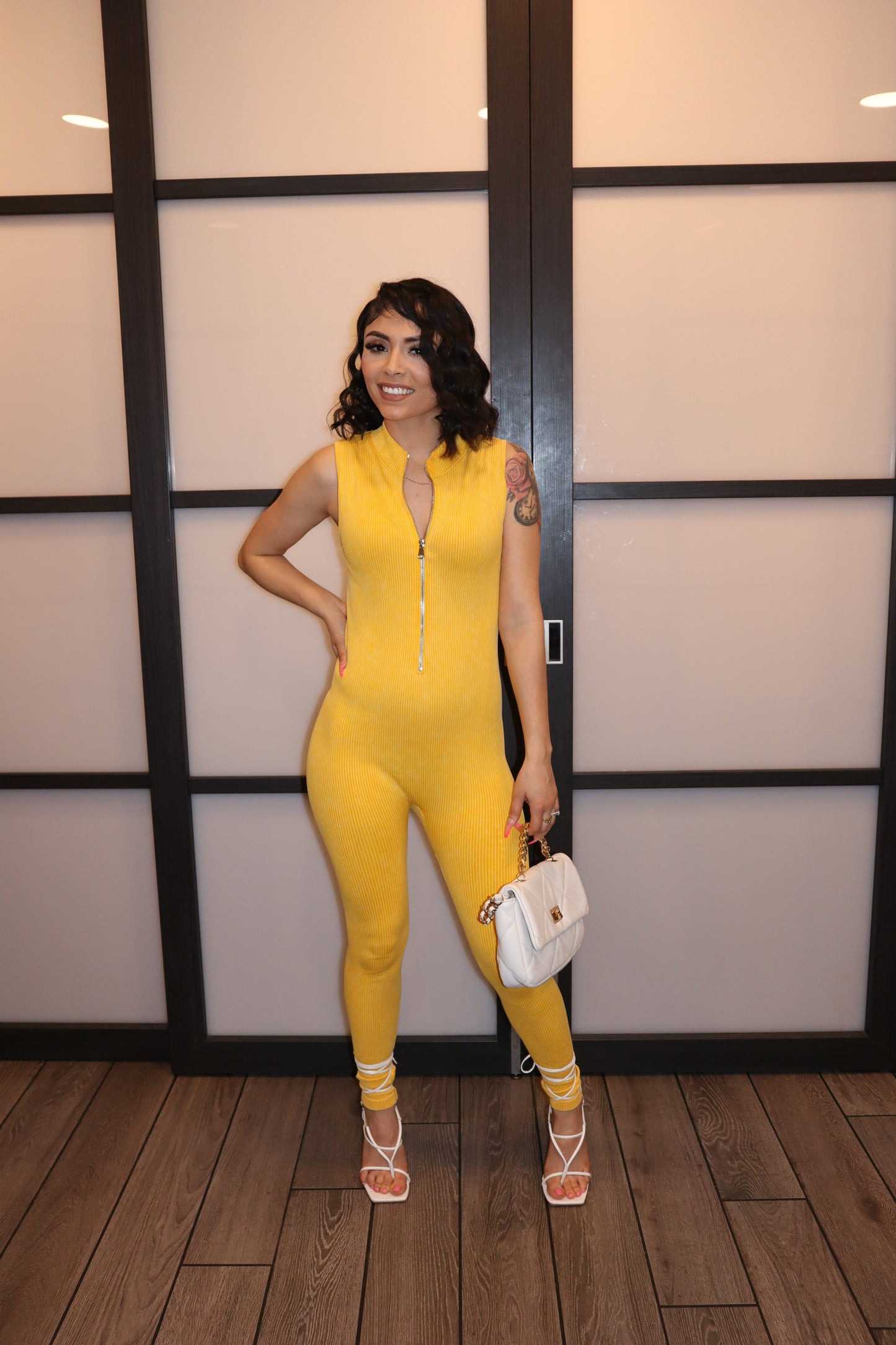 Keep it simple jumpsuit - yellow