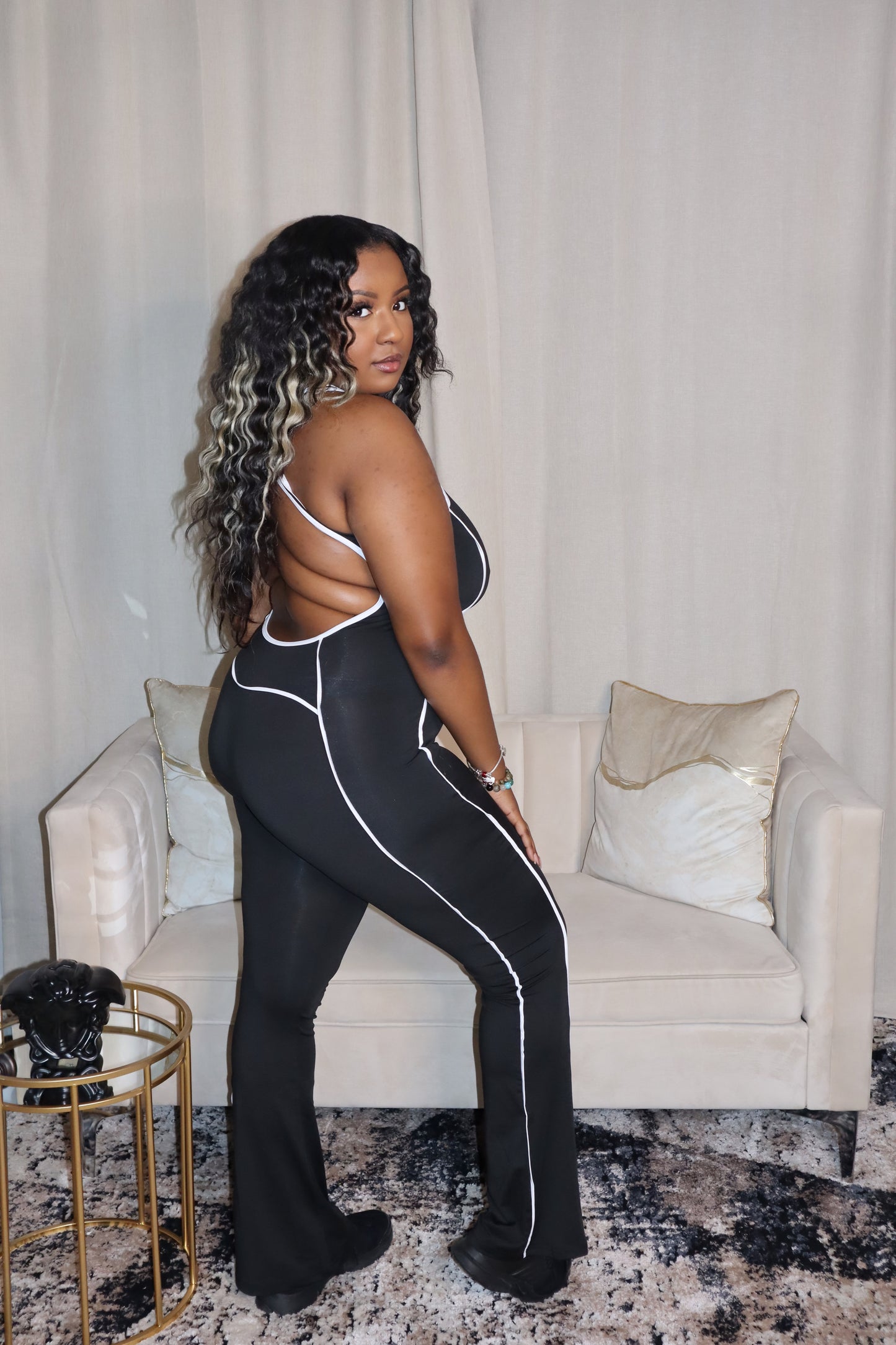 Be Yourself Jumpsuit - Black