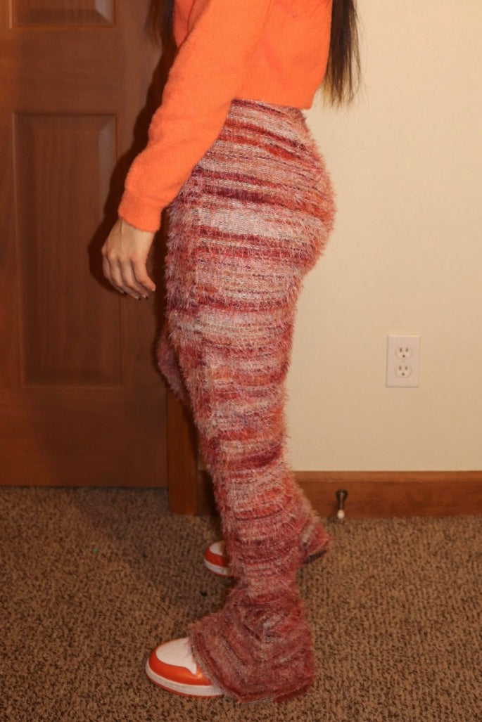 Got it stacked pants - PINK