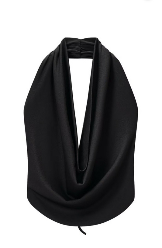 Halter top - Black