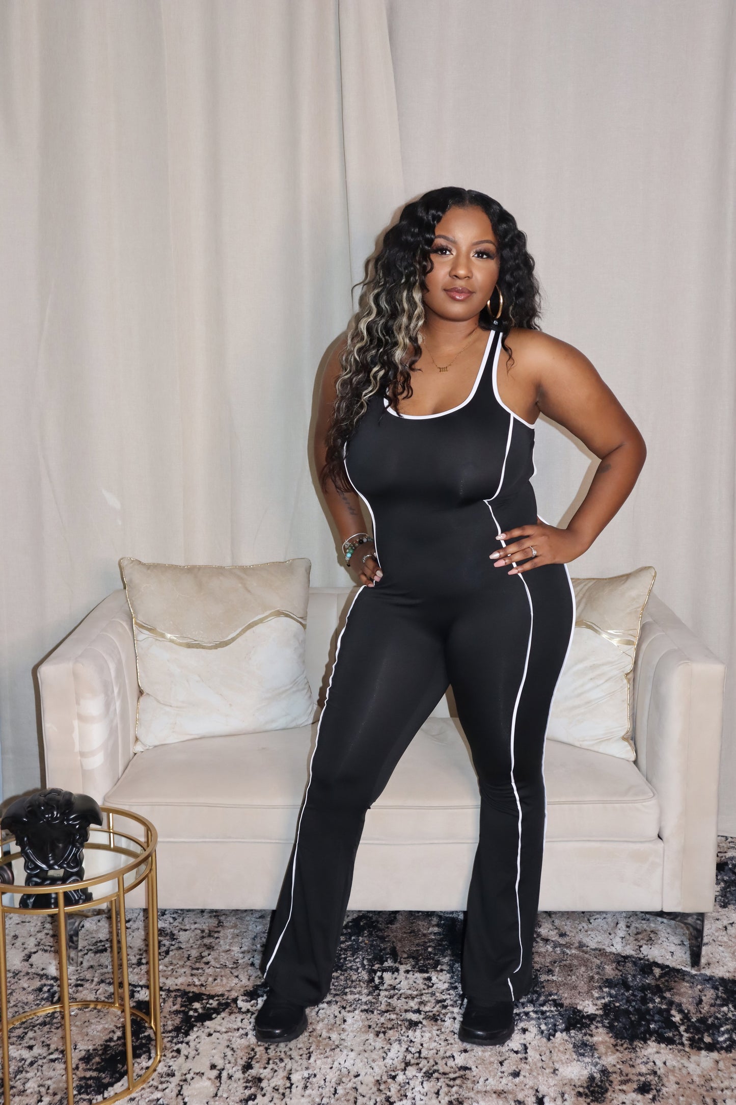 Be Yourself Jumpsuit - Black