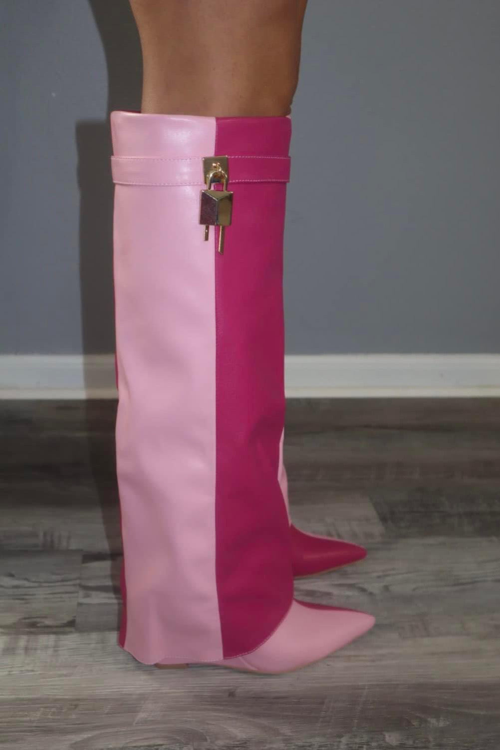 Shark Boots - Pink